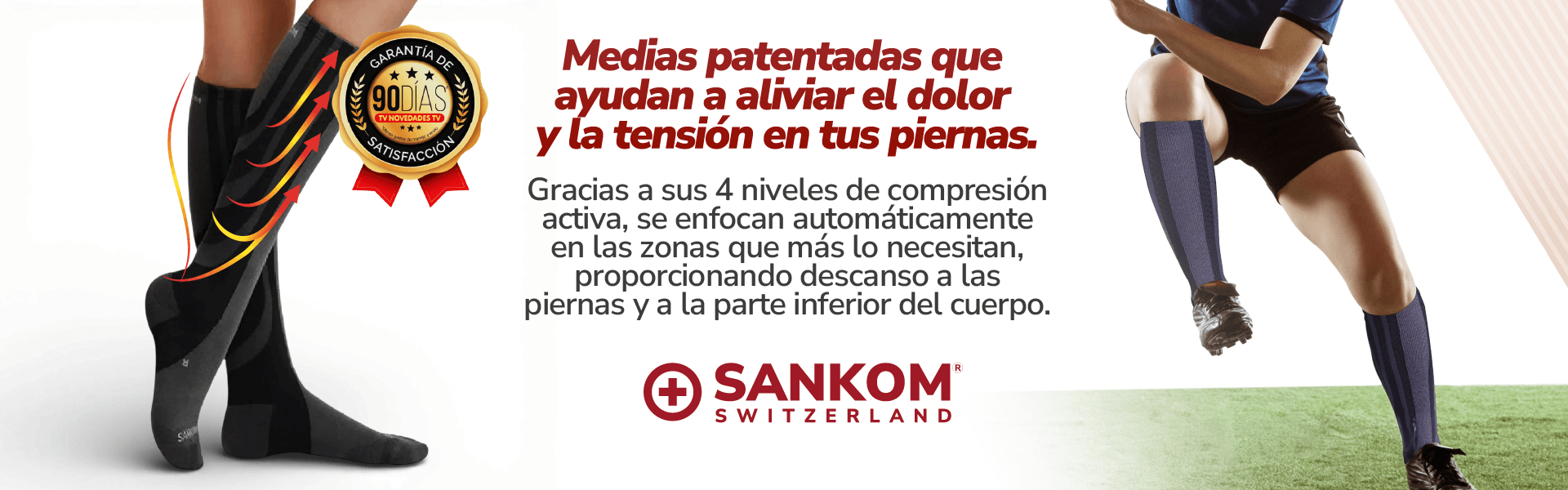 Tvnovedadestv, Medias de Compresión para piernas cansadas